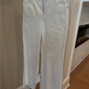 White Denim straight leg Pants